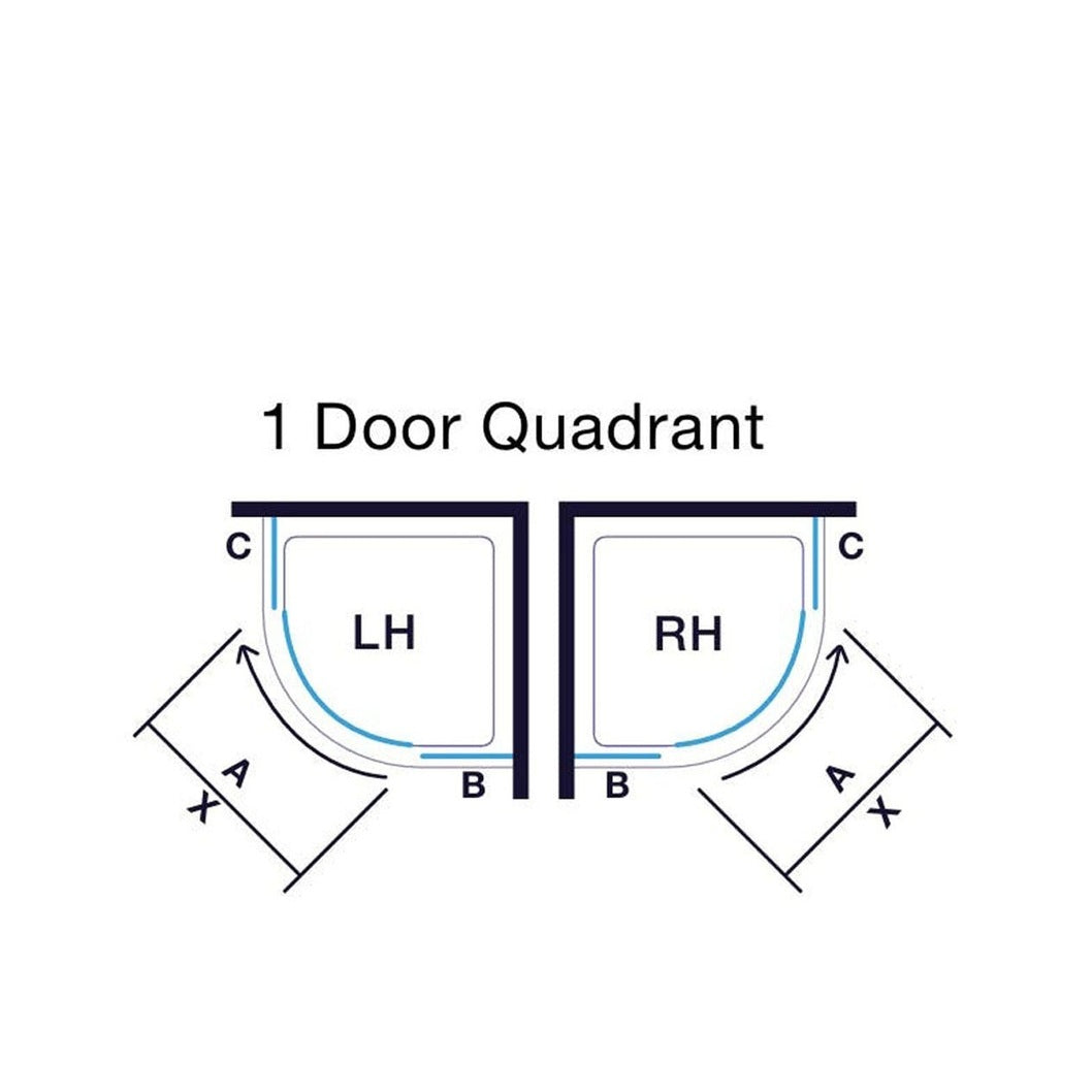 Merlyn Mbox 1 Door Quadrant - JJ Building Materials