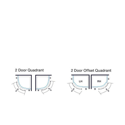 Merlyn Mbox 2 Door Offset Quadrant - JJ Building Materials