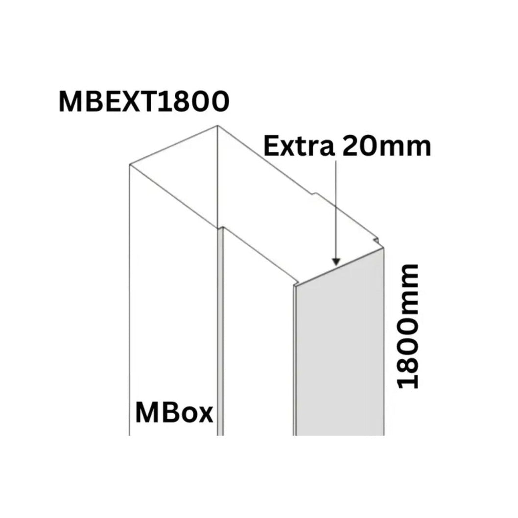 Merlyn Mbox Extention Profile 1800 mm - JJ Building Materials