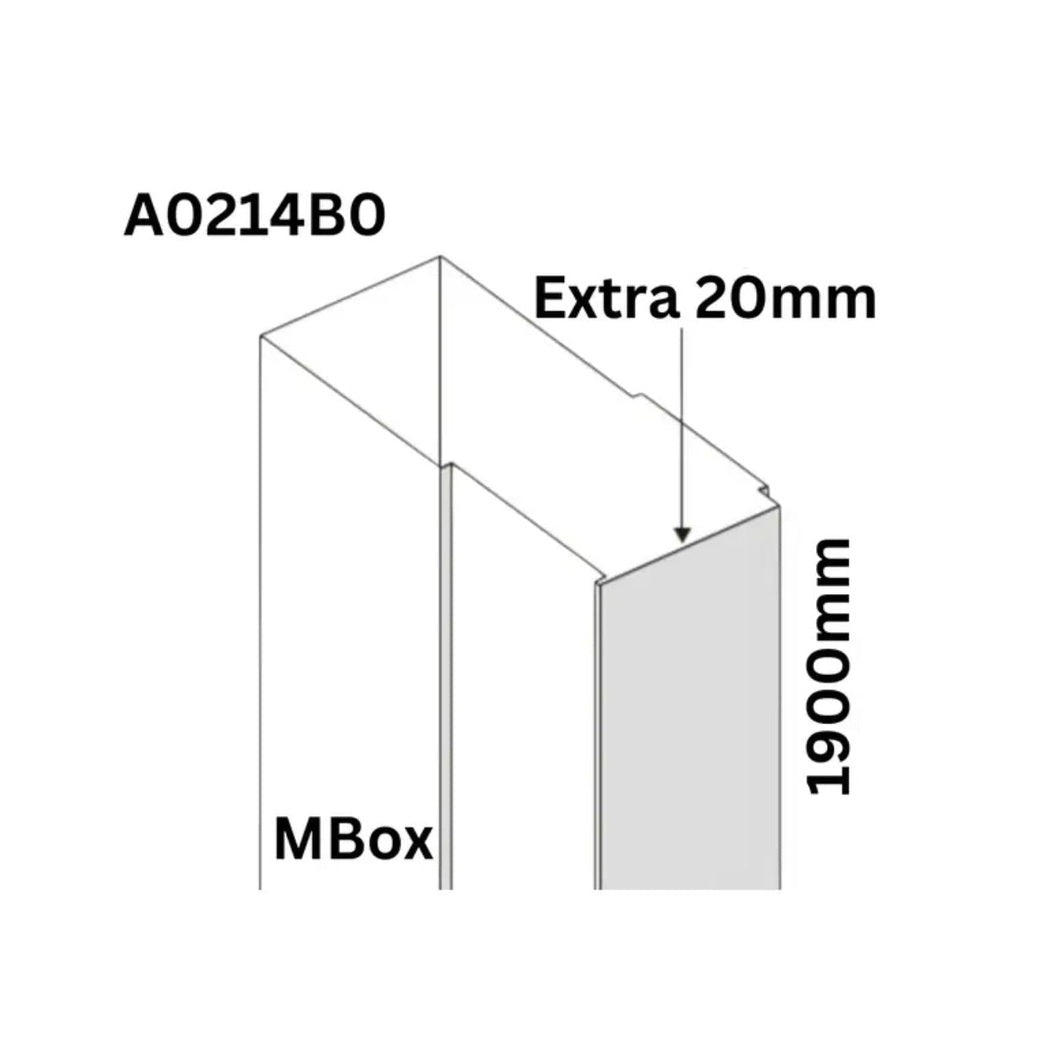 Merlyn Mbox Extention Profile 1900 mm - JJ Building Materials