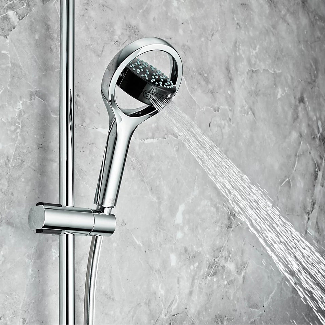 Mira Platinum Single Outlet Ceiling Fed High Pressure Shower - JJ Building Materials