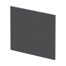 Hudson Reed Bath Panels Square Shower Bath End Panel Contemp Graphite Grey Woodgrain MFC Textured Woodgrain 540x680x18mm