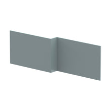Hudson Reed Bath Panels 1700mm Shower Bath Front Panel Contemp Coastal Grey MFC Smooth Matt 540x1698x163mm