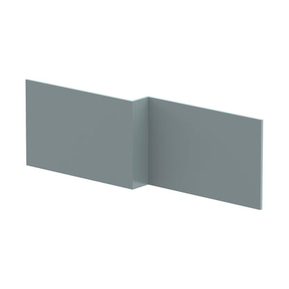 Hudson Reed Bath Panels 1700mm Shower Bath Front Panel Contemp Coastal Grey MFC Smooth Matt 540x1698x163mm