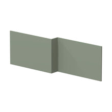 Hudson Reed Bath Panels Square Shower Bath Front Panel Contemp Fern Green MFC Smooth Matt 540x1698x163mm