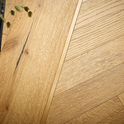 Nanzen Oak Block Brushed UV Oil Engineered Wood Flooring - 0.648m2 Pack Size | Parquet Range - JJ Building Materials