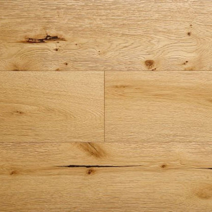 Nanzen Oak Plank Brushed UV Oil Engineered Wood Flooring - 2.17m2 Pack Size | Contemporary Range - JJ Building Materials