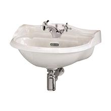 Hudson Reed Chancery 500mm Basin (1 Tap Hole) Trad White Vitreous China 250x500x400mm