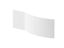 Nui 1500mm B Shaped Front Panel Contemporary White Acrylic 500x1500x30mm - JJ Building Materials