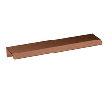 Nui 150mm Finger Pull Handle Contemporary Brushed Bronze Aluminium 17x150x36mm - JJ Building Materials