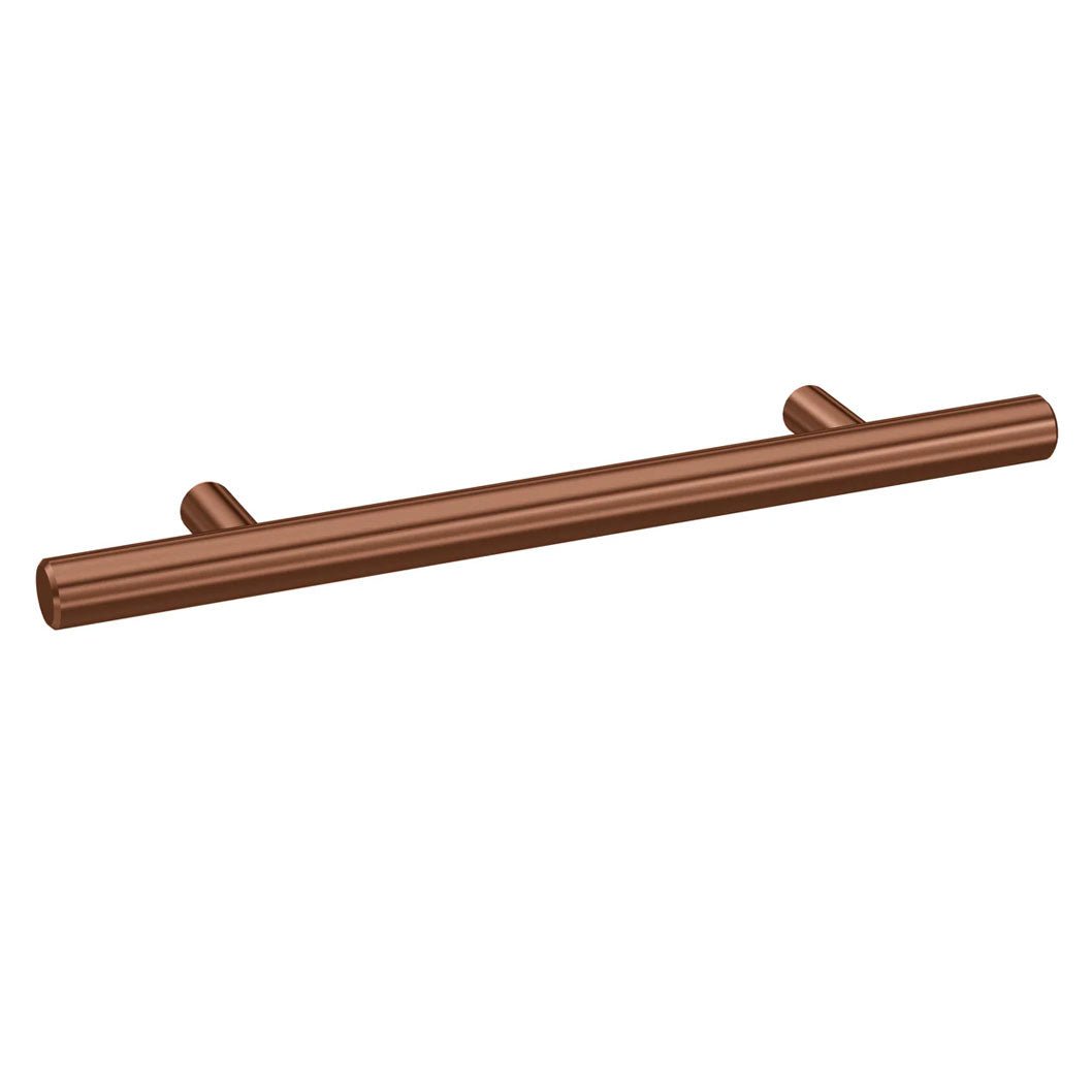 Nui 155mm Bar Handle (96mm Centres) Contemporary Brushed Bronze Stainless Steel 156x10x25mm - JJ Building Materials