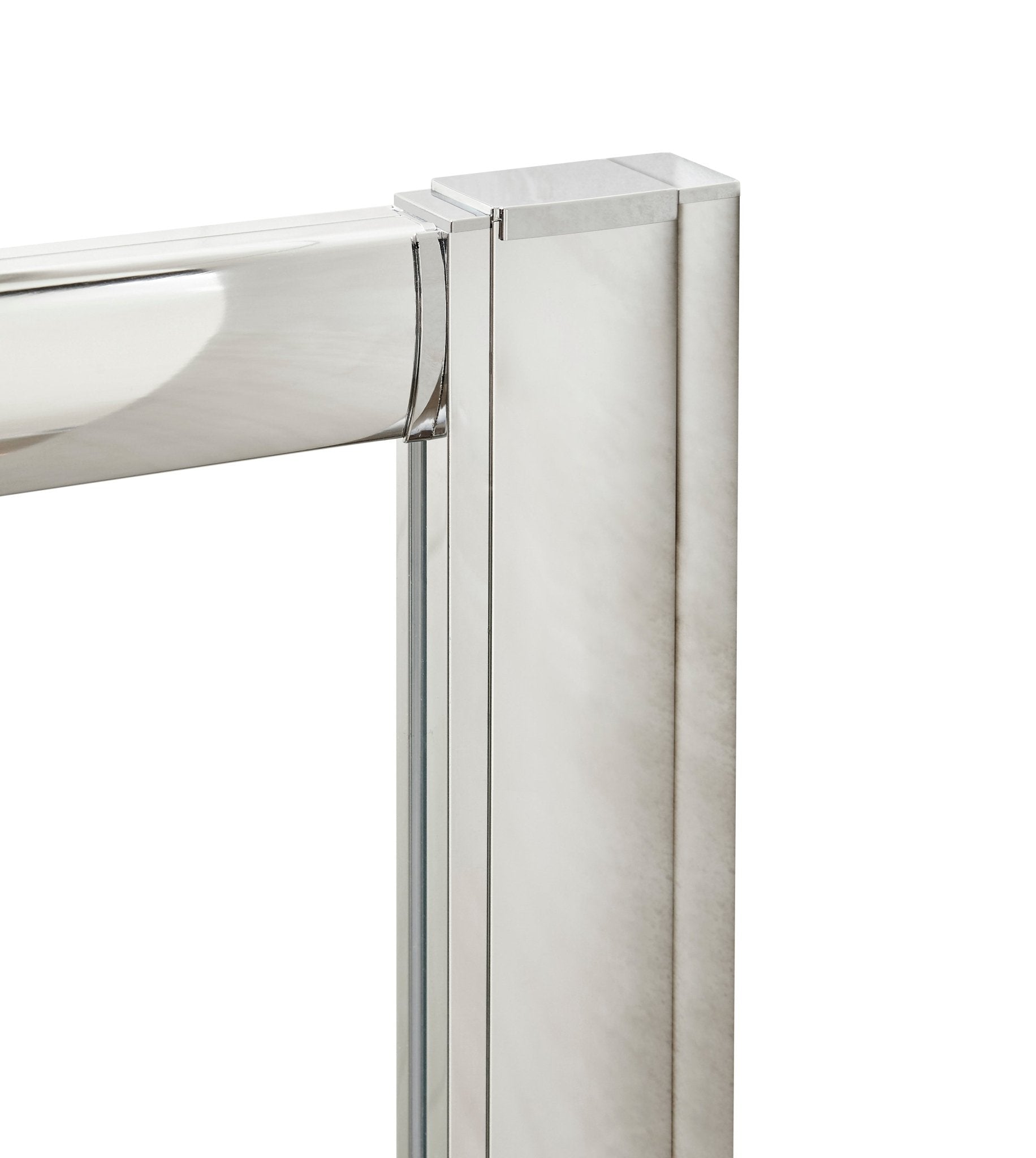 Nui 1850mm Profile Extension Kit Contemporary Chrome Aluminium 1850x20x49mm - JJ Building Materials