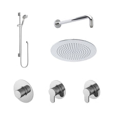 Nui 2 Outlet Arvan Bundle With Stop Tap & Diverter Contemporary Chrome Brass ABS - JJ Building Materials