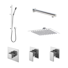 Nui 2 Outlet Windon Bundle With Stop Tap & Diverter Contemporary Chrome Brass ABS - JJ Building Materials