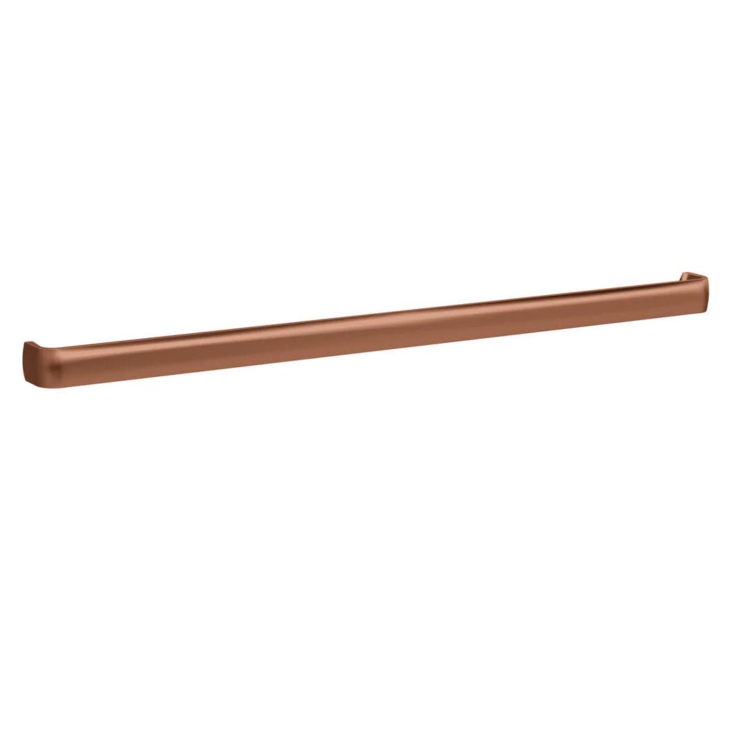 Nui 328mm D Handle (320mm Centres) Contemporary Brushed Bronze Aluminium 20x328x16mm - JJ Building Materials