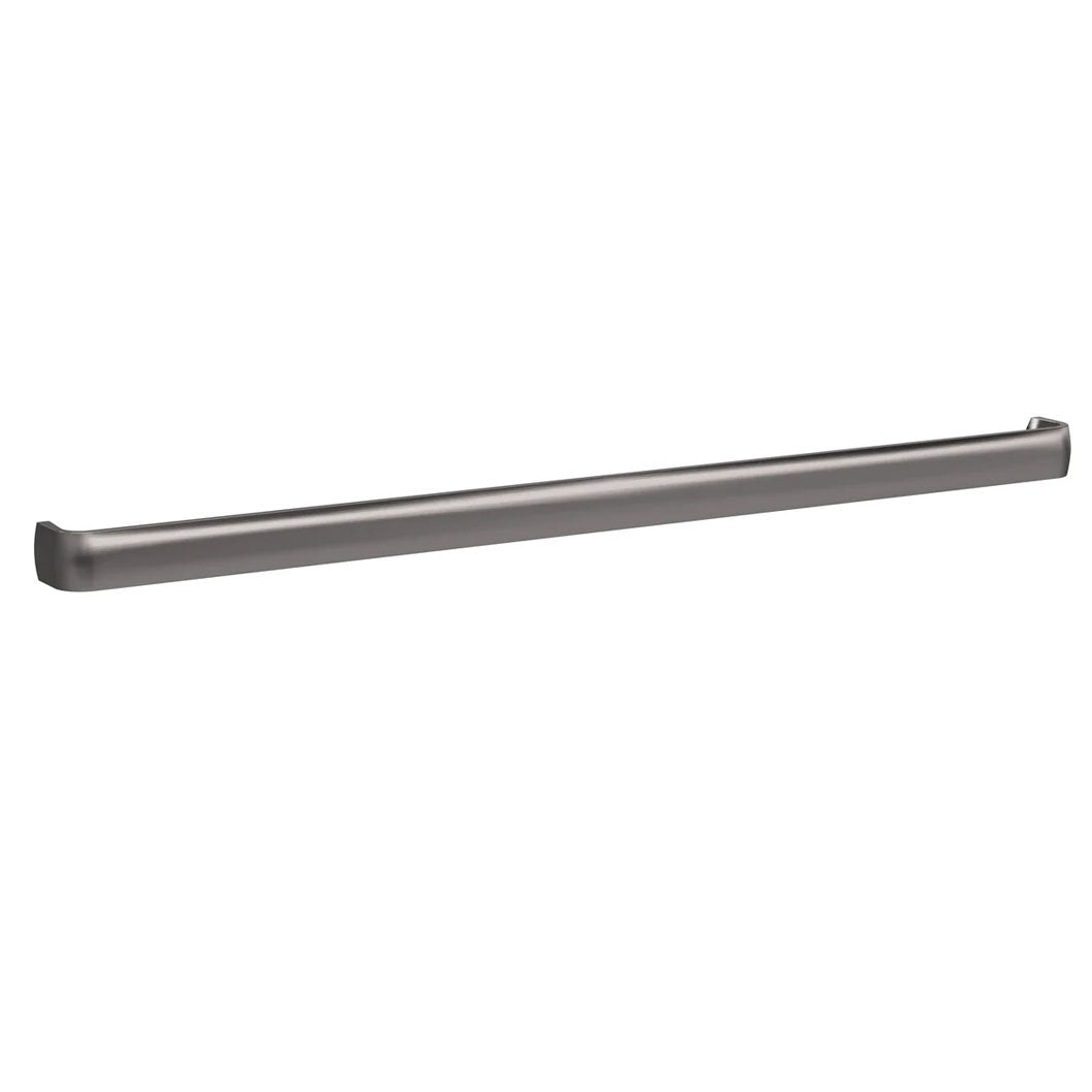 Nui 328mm D Handle (320mm Centres) Contemporary Brushed Pewter Stainless Steel 20x328x16mm - JJ Building Materials