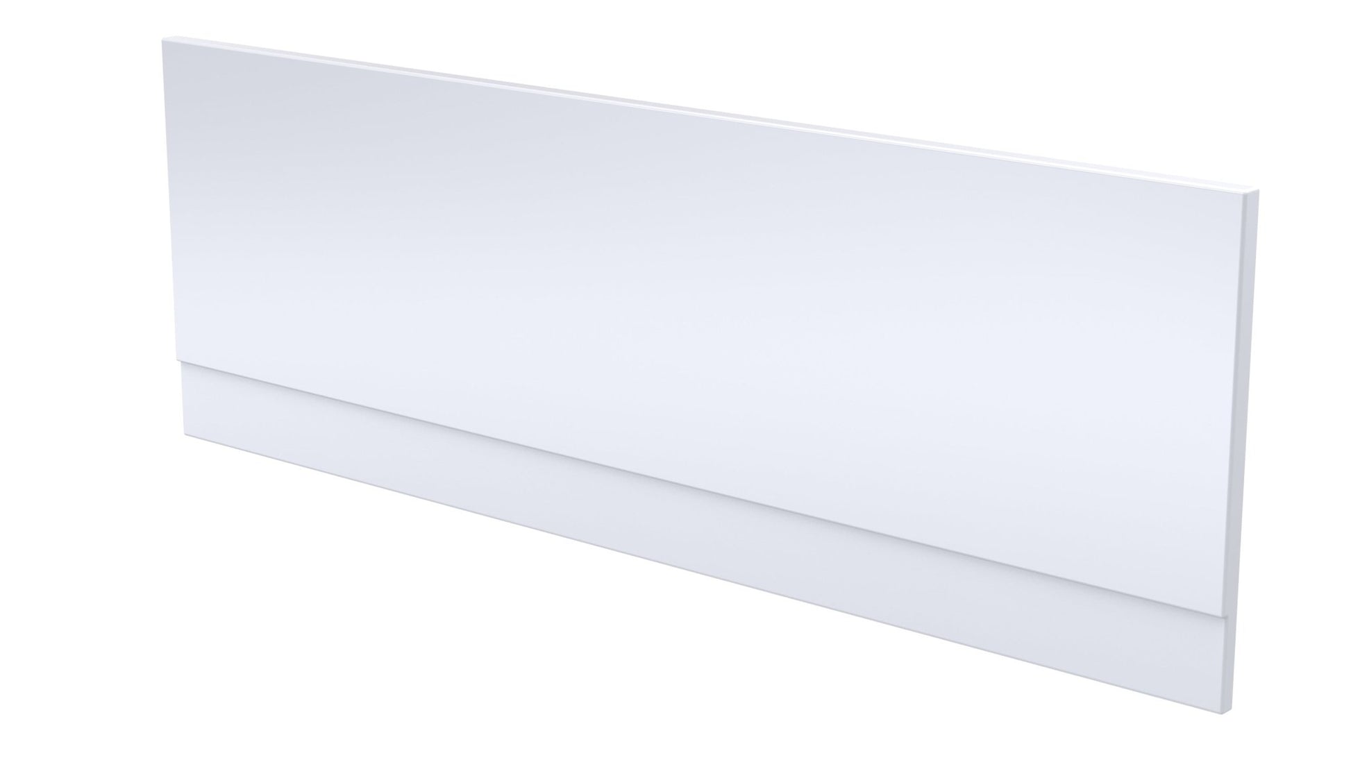 Nui Acrylic Front Panel (1500mm) Contemporary European White 510x1500x25mm - JJ Building Materials