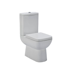 Nui Ambrose Compact Semi Flush To Wall Wc Contemporary White Vitreous China 825x380x585mm - JJ Building Materials