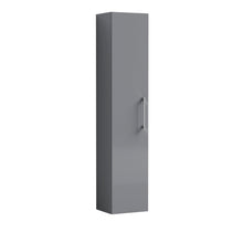 Nui Arno 300mm Tall Unit (1 Door) Contemporary Satin Grey MFC Painted Matt 1433x300x253mm - JJ Building Materials