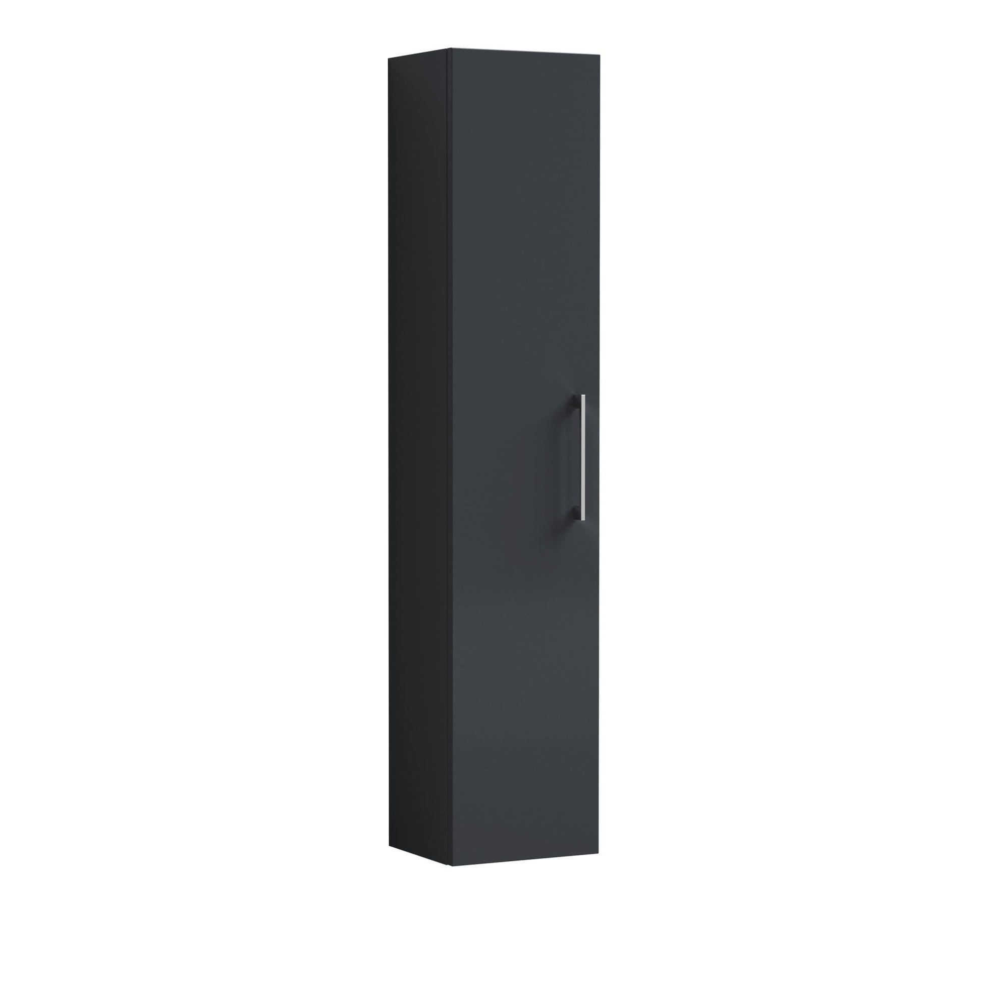 Nui Arno 300mm Tall Unit (1 Door) Contemporary Soft Black MFC Painted Matt 1433x300x253mm - JJ Building Materials