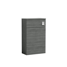 Nui Arno 500 Wc Unit (235 Deep) Contemporary Anthracite Woodgrain MFC Textured Woodgrain 818x502x253mm - JJ Building Materials