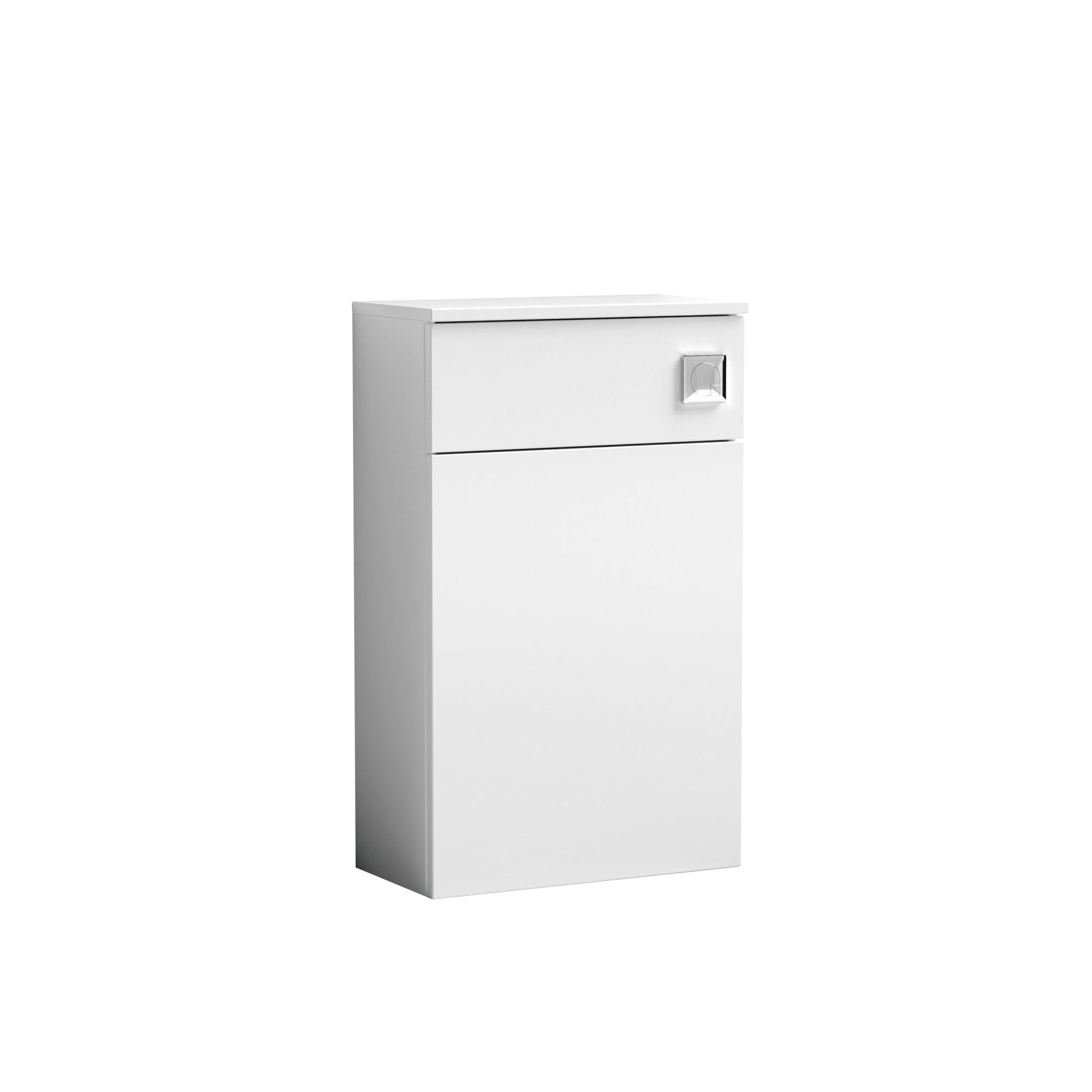 Nui Arno 500mm Wc Unit Contemporary Gloss White MFC Painted Gloss 795x502x260mm - JJ Building Materials