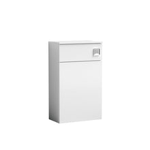 Nui Arno 500mm Wc Unit Contemporary Gloss White MFC Painted Gloss 795x502x260mm - JJ Building Materials