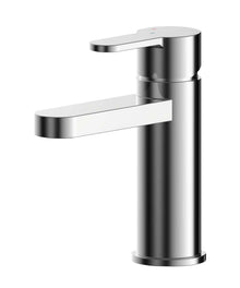 Nui Arvan Eco Mono Basin Mixer With Push Button Waste Contemporary Chrome Brass,plastic 160x52x147mm - JJ Building Materials