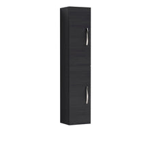 Nui Athena 300mm Tall Unit (2 Door) Contemporary Charcoal Black MFC Textured Woodgrain 1433x300x235mm - JJ Building Materials