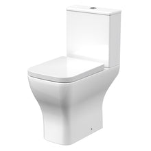 Nui Ava Comfort Height Pan, Cistern & Seat Contemporary White Vitreous China 854x385x610mm - JJ Building Materials