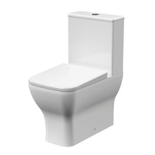 Nui Ava Flush Rimless Pan, Cistern & Soft Close Seat Contemporary White Vitreous China 795x385x613mm - JJ Building Materials