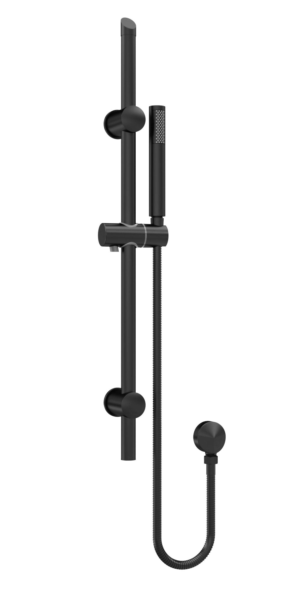 Nui Aztec Slide Rail Kit Contemporary Matt Black Brass ABS 740x140x76mm - JJ Building Materials