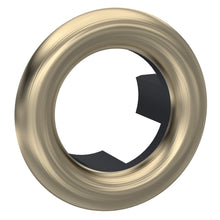 Nui Basin Accessories Brushed Brass Overflow Cover Contemporary ABS 30.5x30.5x15mm - JJ Building Materials