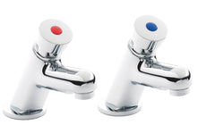 Nui Basin Taps Contemporary Chrome Brass 121x48x136mm - JJ Building Materials