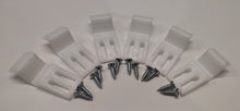 Nui Bath Panel Clips Contemporary White ABS 50x25x5mm - JJ Building Materials