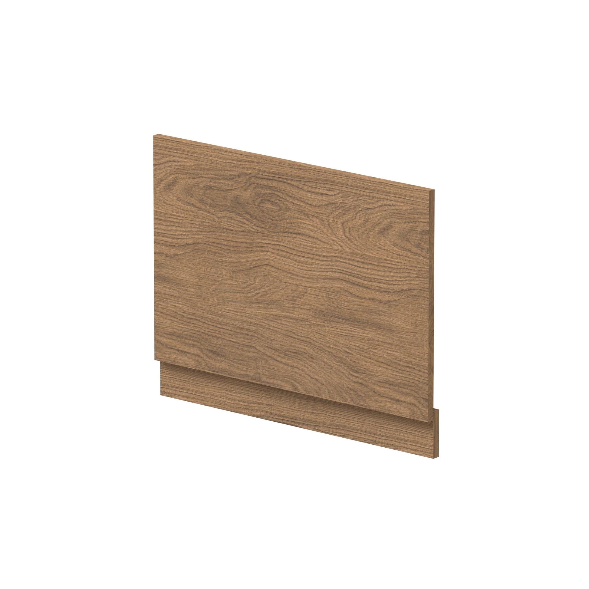 Nui Bath Panels 750mm Bath End Panel Contemporary Antique Oak MFC Textured Woodgrain 560x730x36mm - JJ Building Materials