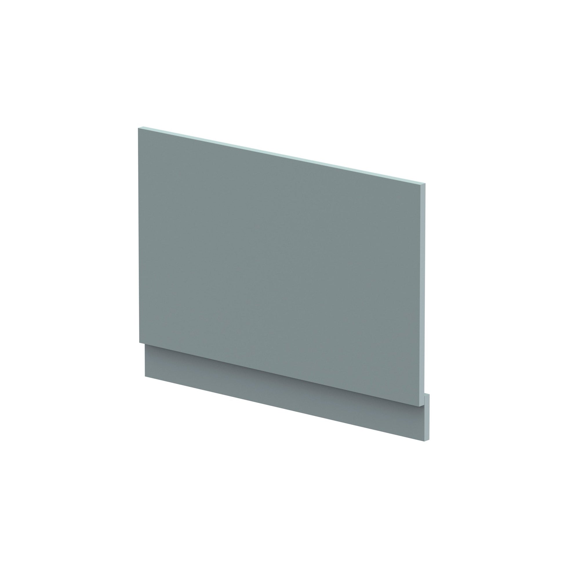 Nui Bath Panels 800mm Bath End Panel Contemporary Coastal Grey MFC Smooth Matt 560x780x36mm - JJ Building Materials