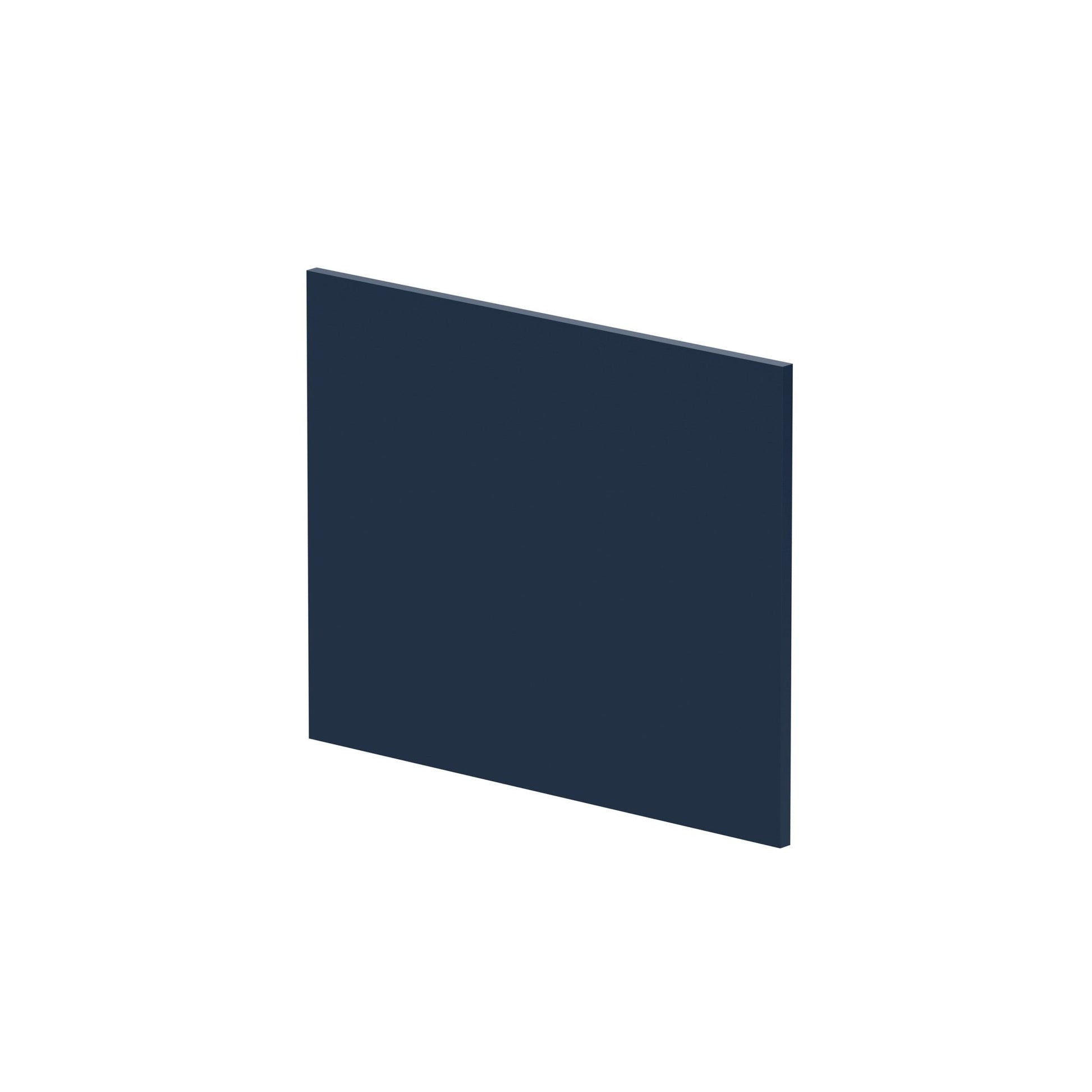 Nui Bath Panels Square Shower Bath End Panel Contemporary Midnight Blue MDF Painted Matt 540x680x18mm - JJ Building Materials