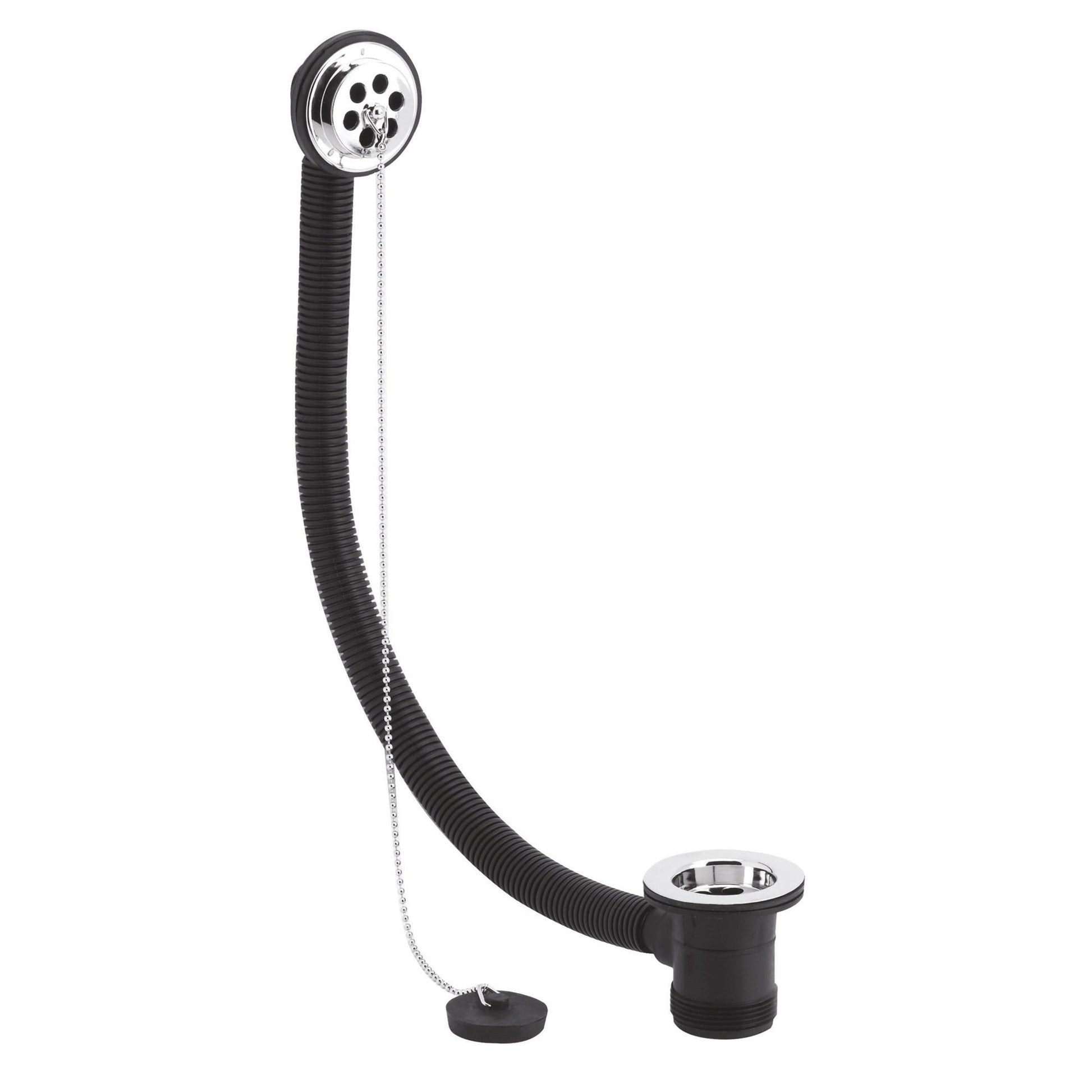 Nui Bath Wastes And Extras Bath Waste Contemporary Chrome Brass 76x70x70mm - JJ Building Materials