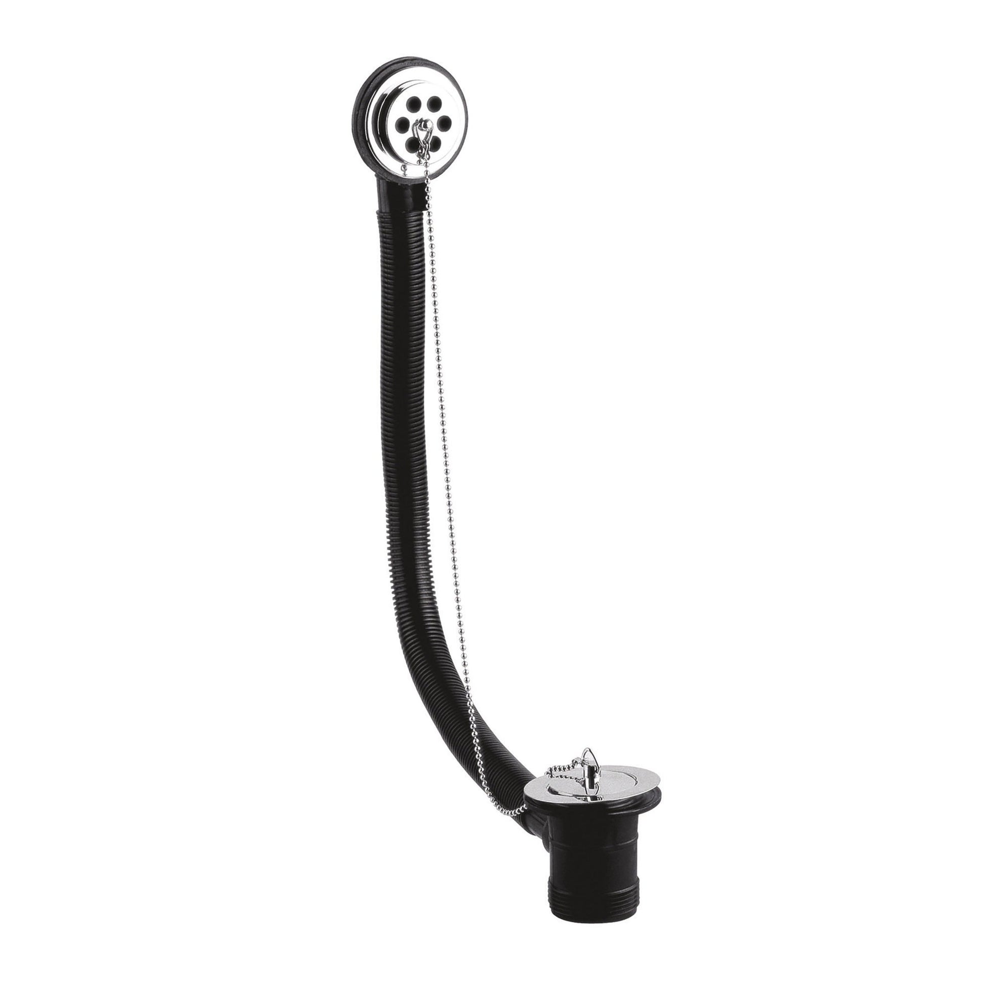 Nui Bath Wastes And Extras Bath Waste Contemporary Chrome Brass ABS 62x70x70mm - JJ Building Materials