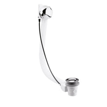 Nui Bath Wastes And Extras Pop Up Bath Waste Contemporary Chrome Brass 88x76x76mm - JJ Building Materials