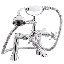 Nui Beaumont 1/2" Bath Shower Mixer Traditional Chrome Brass 282x220x165mm - JJ Building Materials