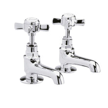 Nui Beaumont Basin Taps Traditional Chrome Brass 115x40x115mm - JJ Building Materials