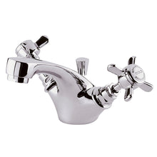 Nui Beaumont Mono Basin Mixer Traditional Chrome Brass 105x50x155mm - JJ Building Materials