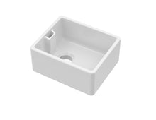 Nui Belfast Sink 460x380x205 Traditional White Fireclay 205x460x380mm - JJ Building Materials