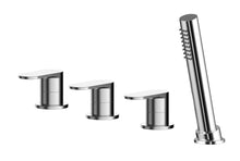 Nui Binsey Deck Mounted 4 Tap Hole Bath Shower Mixer No Spout Contemporary Chrome Brass,brass ABS 54x435x80mm - JJ Building Materials