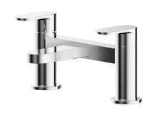 Nui Binsey Deck Mounted Bath Filler Contemporary Chrome Brass 120x215x142mm - JJ Building Materials