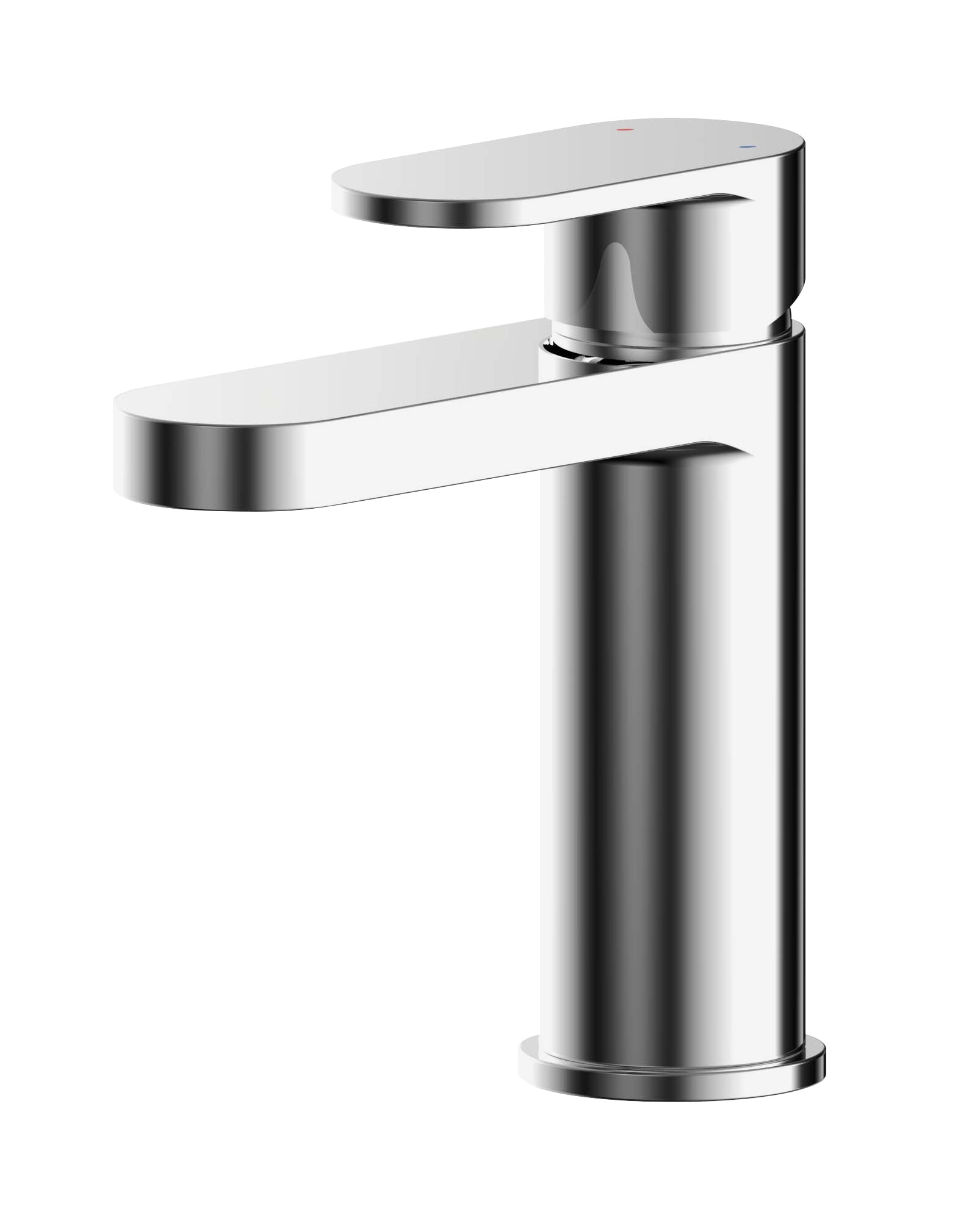 Nui Binsey Mono Basin Mixer With Push Button Waste Contemporary Chrome Brass,plastic 160x52x147mm - JJ Building Materials