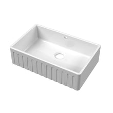 Nui Butler Sink Deco With Overflow 795x500x220 Traditional White Fireclay 220x795x500mm - JJ Building Materials
