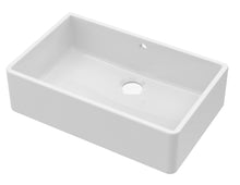 Nui Butler Sink With Central Waste And Overflow 795x500x220 Traditional White Fireclay 220x795x500mm - JJ Building Materials